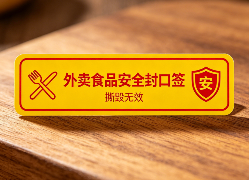 新规强制执行!合规外卖食品封口签定制怎么选?